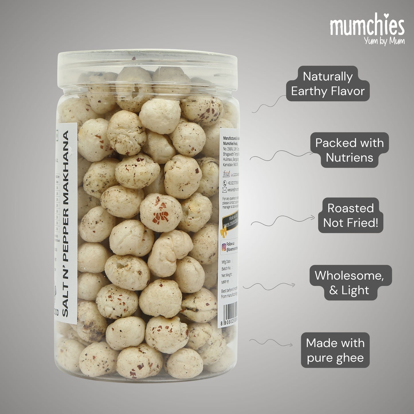 Salt N' Pepper Makhana