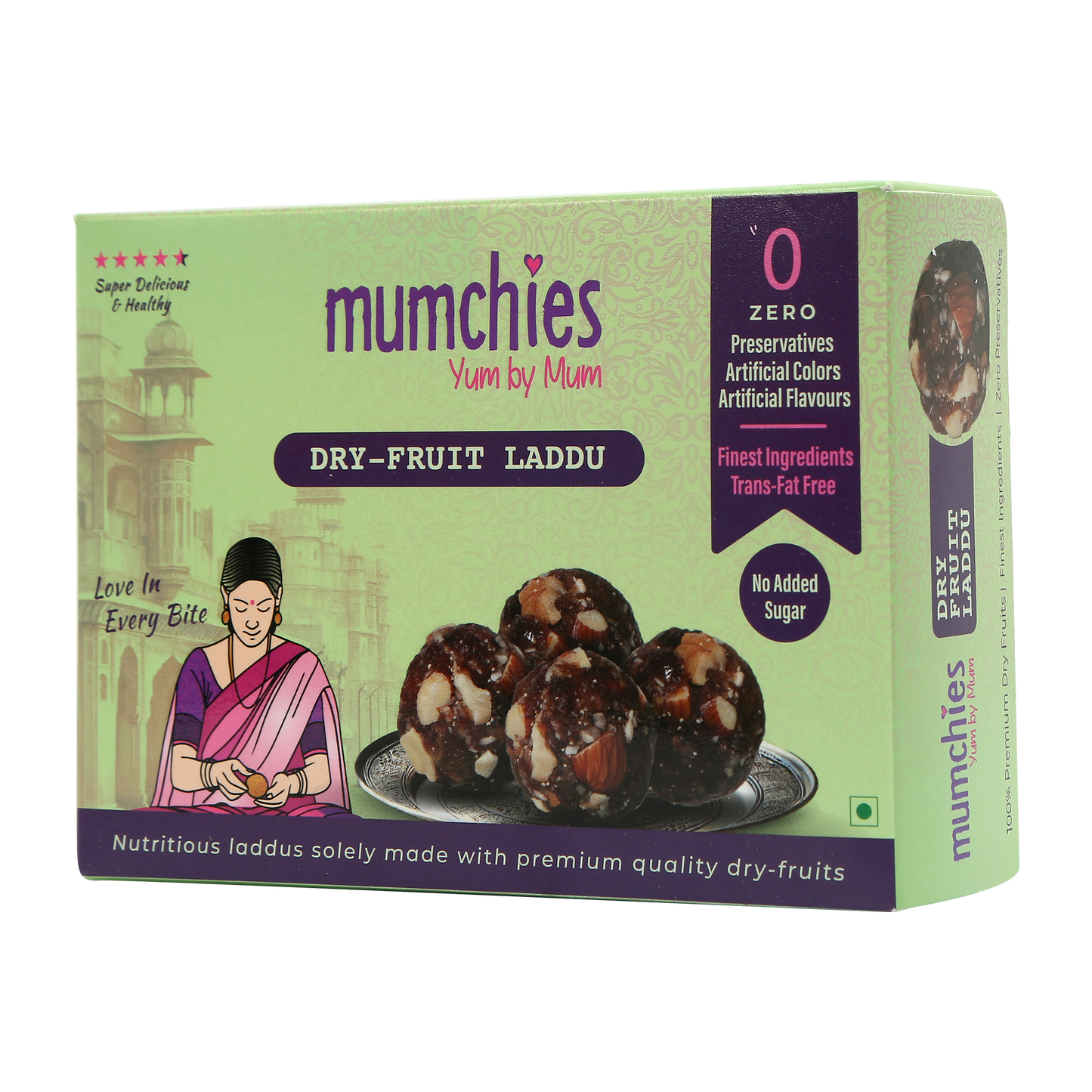 Dry-Fruit Laddu - Solely Made with Premium Quality Dry-fruits