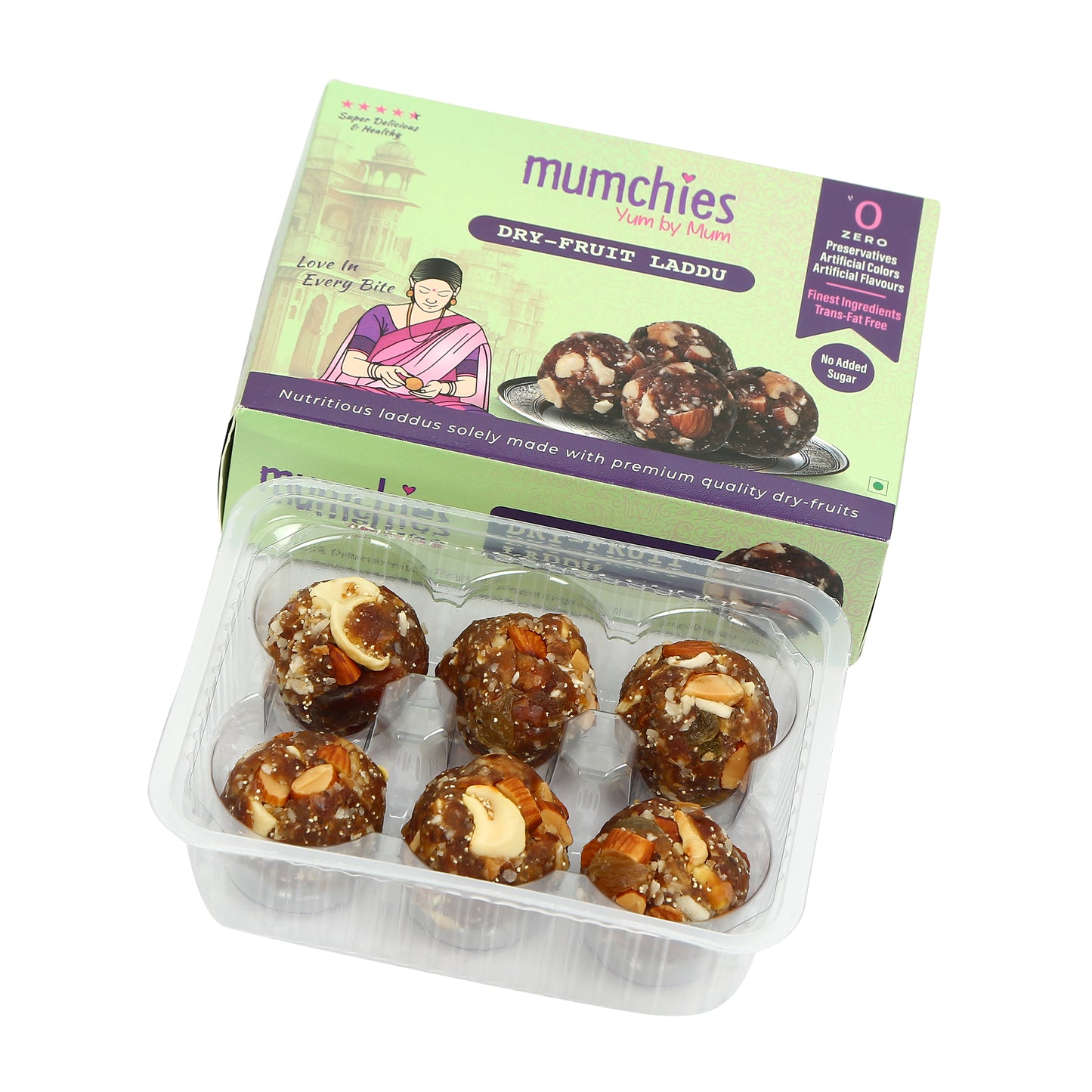 Dry-Fruit Laddu - Solely Made with Premium Quality Dry-fruits