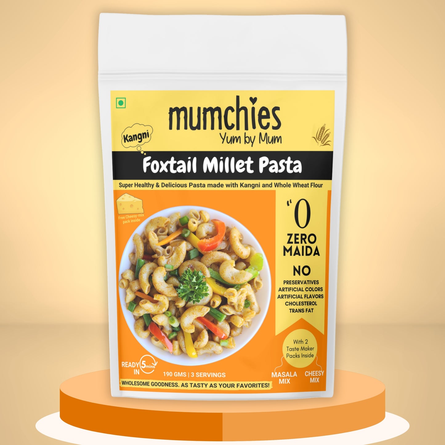 Foxtail-Millet (Kangni) Pasta