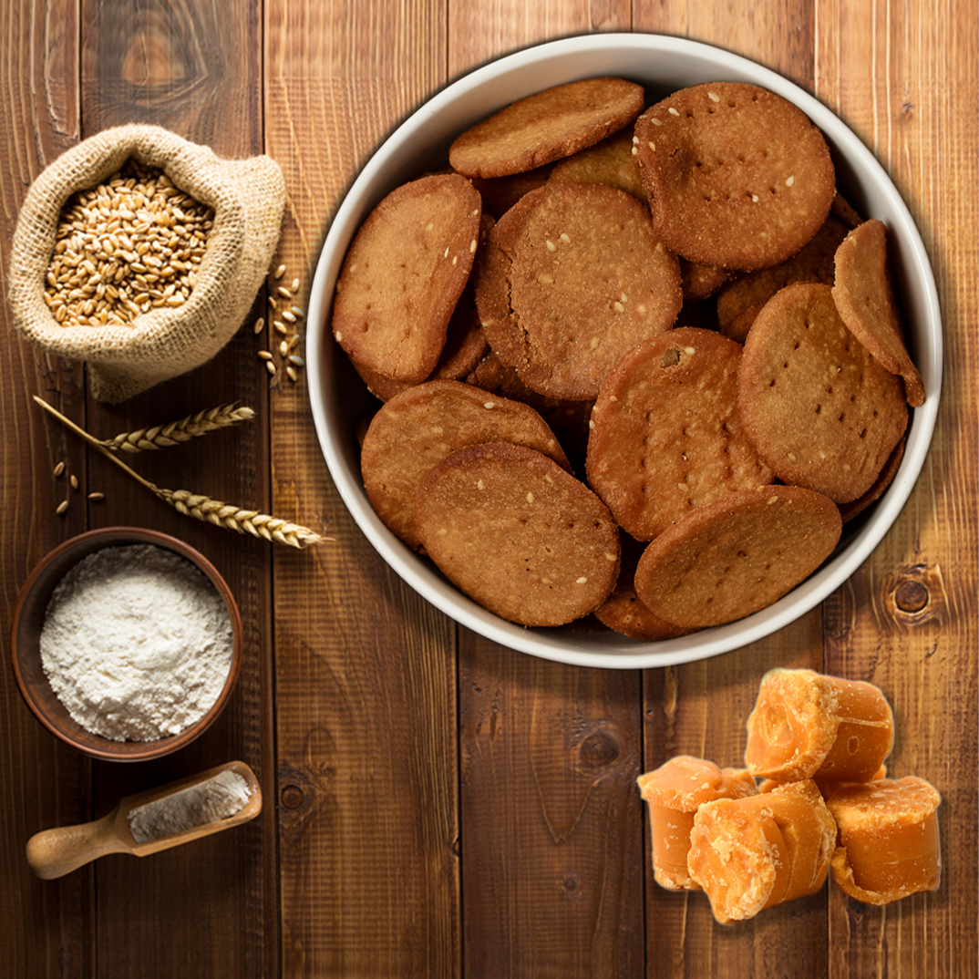 Gud Papdi (Wheat Crackers)