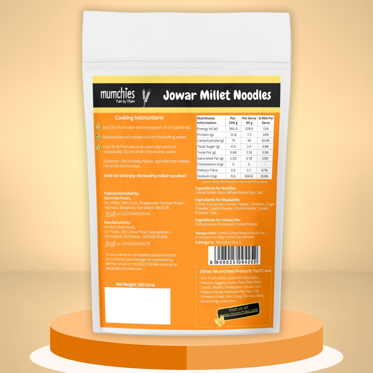 Jowar Millet Noodles