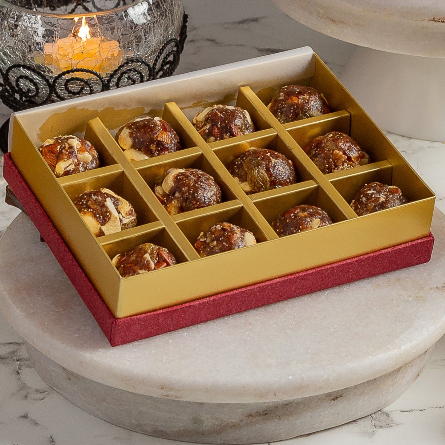 Dry-Fruit Laddu in an Exquisite Gift Box