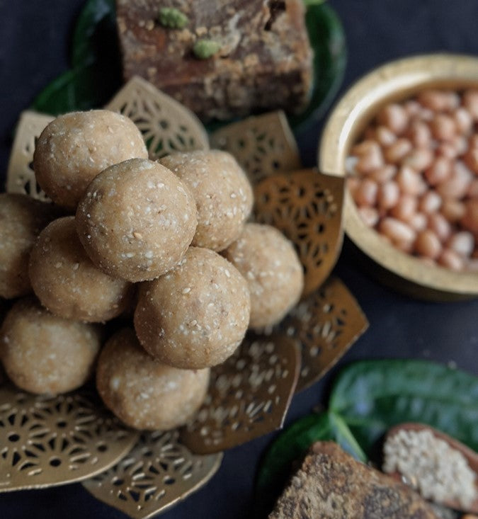 Peanut-Jaggery Laddu