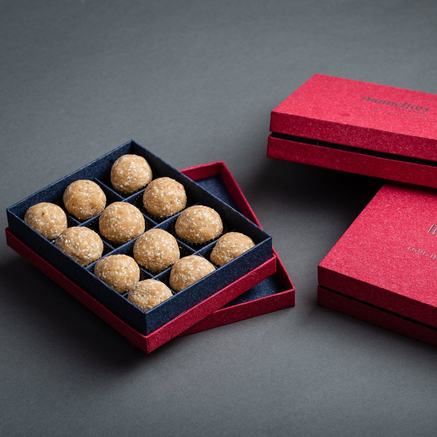 Peanut-Jaggery Laddu in an Exquisite Gift Box