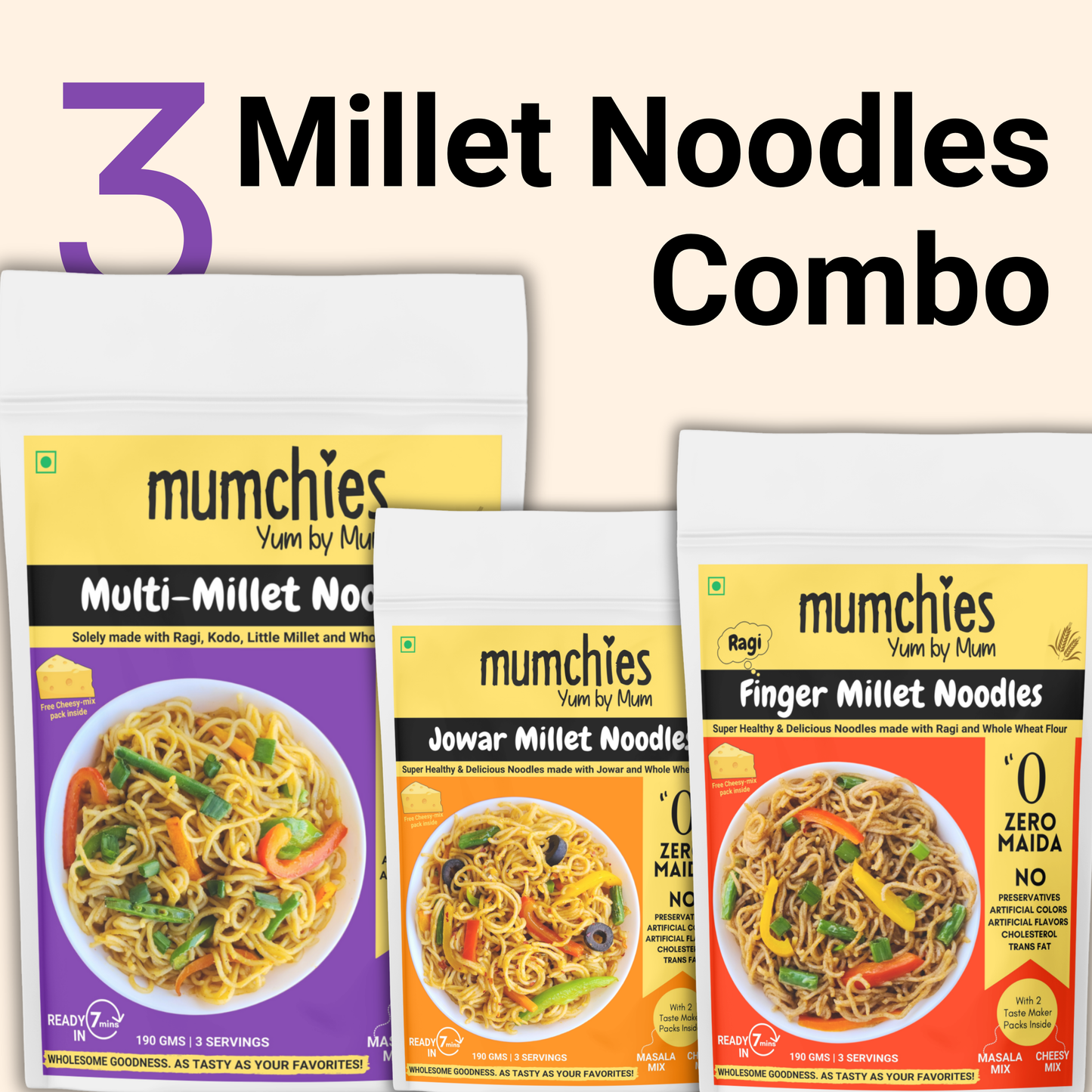Millet Noodles Combo - Pack of 3