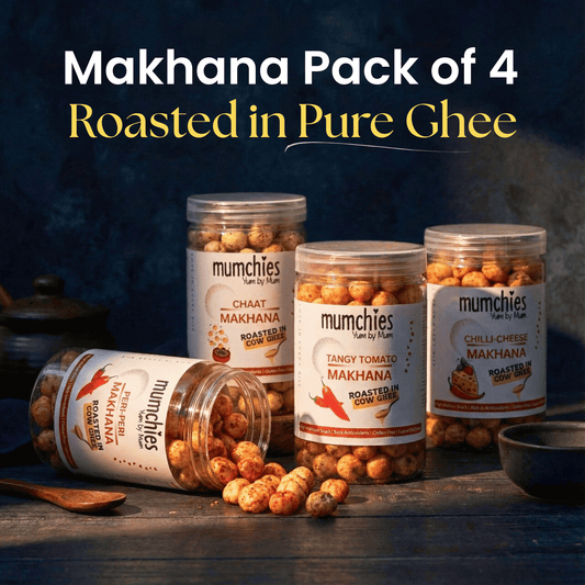 Makhana Pack of 4 - Roasted in Pure Ghee