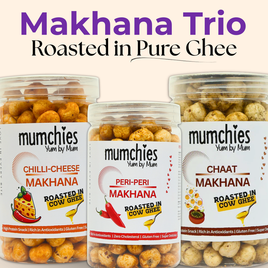 Makhana Trio - Roasted in Pure Ghee