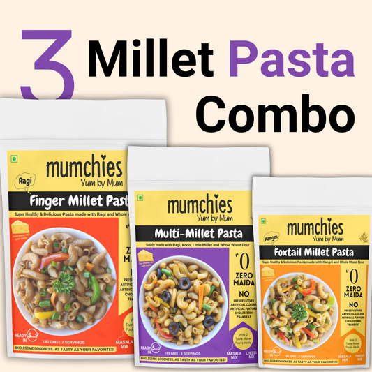 Millet Pasta Combo - Pack of 3