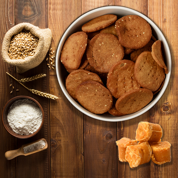 Gud Papdi (Wheat Crackers)