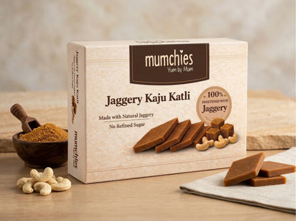 Jaggery Kaju Katli | Net Weight: 250gm (20 Pieces )