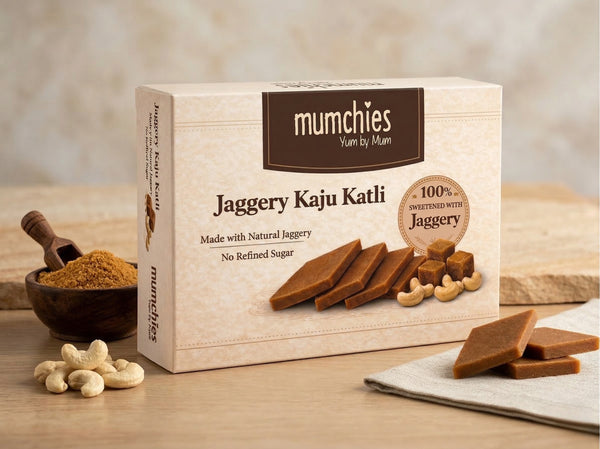 Jaggery Kaju Katli | Net Weight: 250gm (20 Pieces )