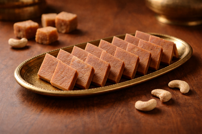 Jaggery Kaju Katli | Net Weight: 250gm (20 Pieces )